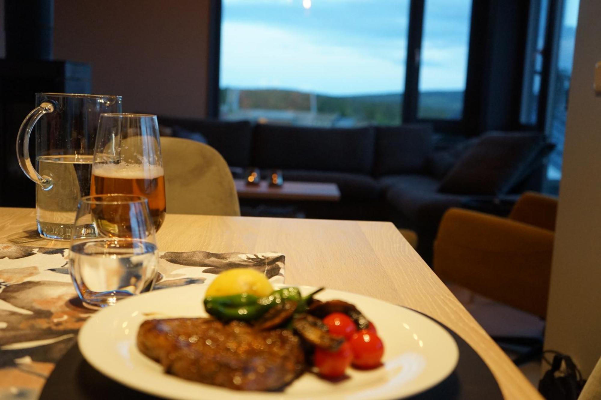 Beautiful Penthouse With Panoramic View At Sjusjoen Apartman Kültér fotó